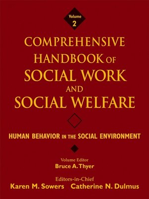 cover image of Comprehensive Handbook of Social Work and Social Welfare, Human Behavior in the Social Environment